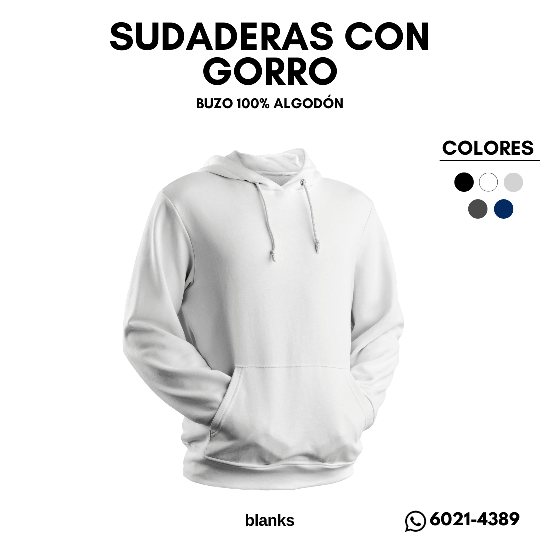 SUDADERA CON GORRO