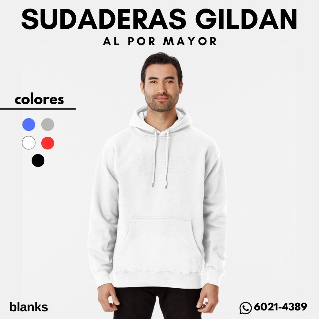 SUDADERA CON GORRO GILDAN