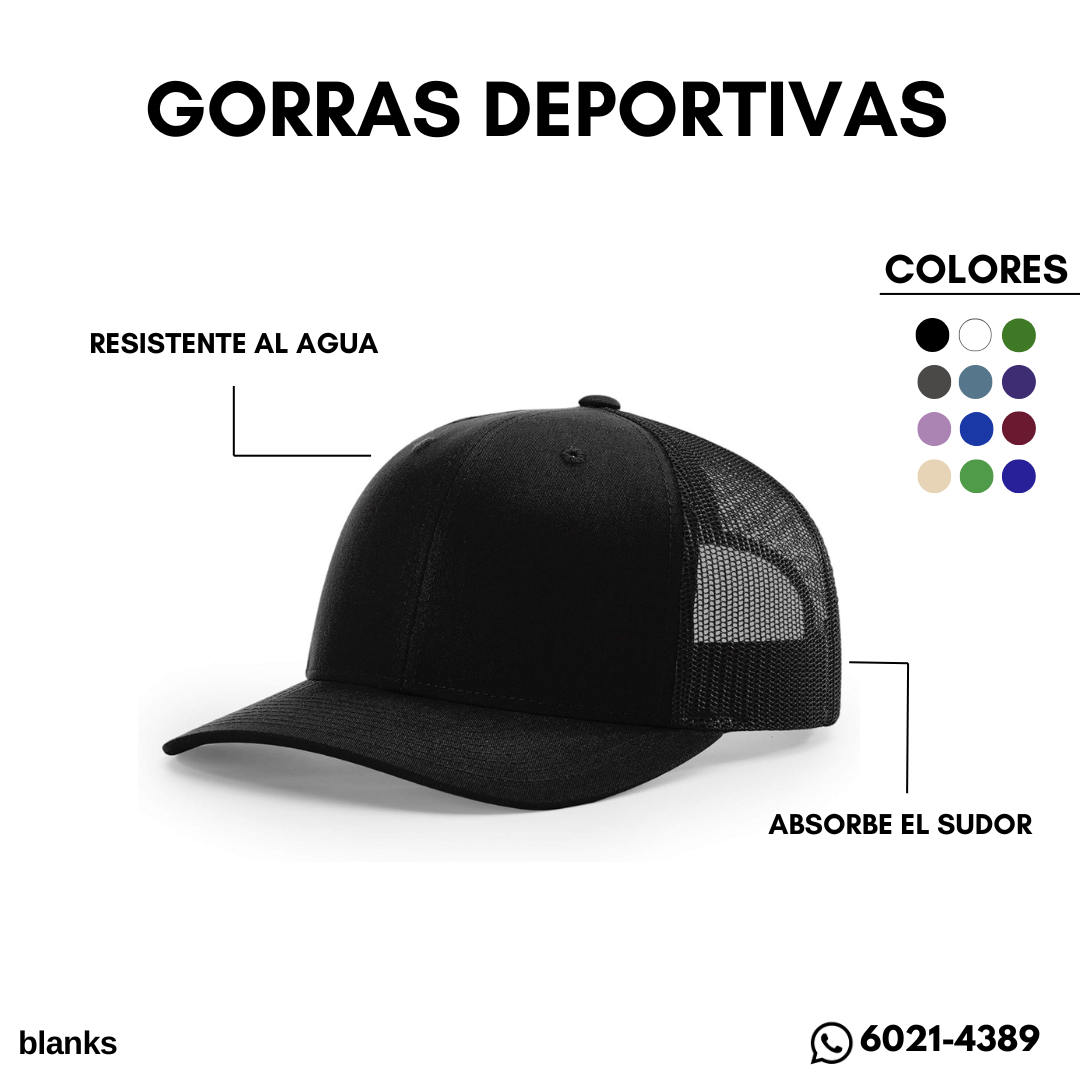 GORRAS DEPORTIVAS
