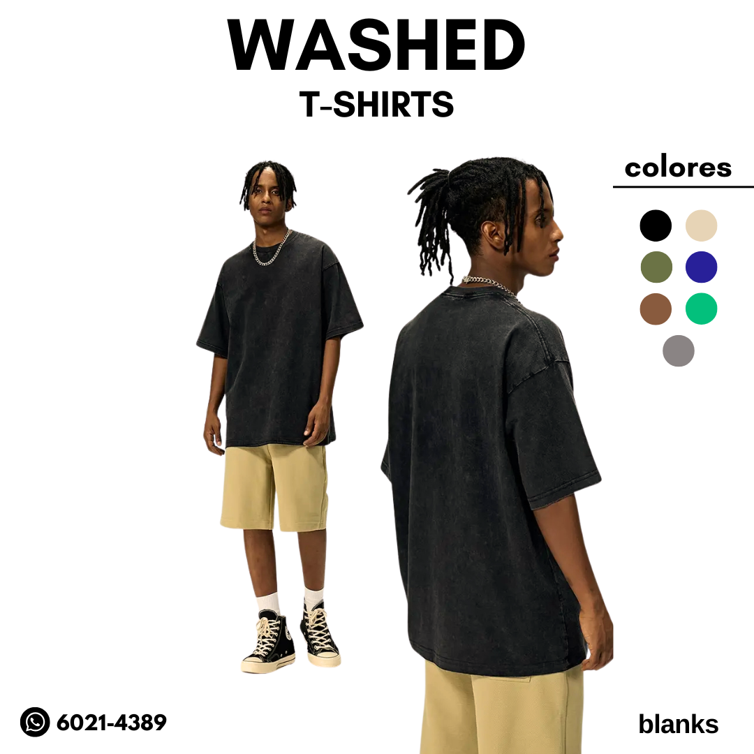 CAMISETAS WASHED