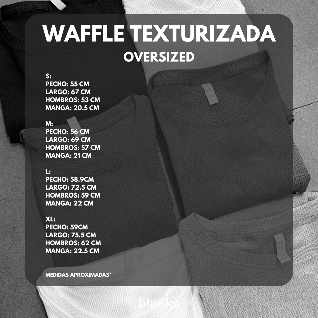 CAMISETA TEXTURIZADA WAFFLE