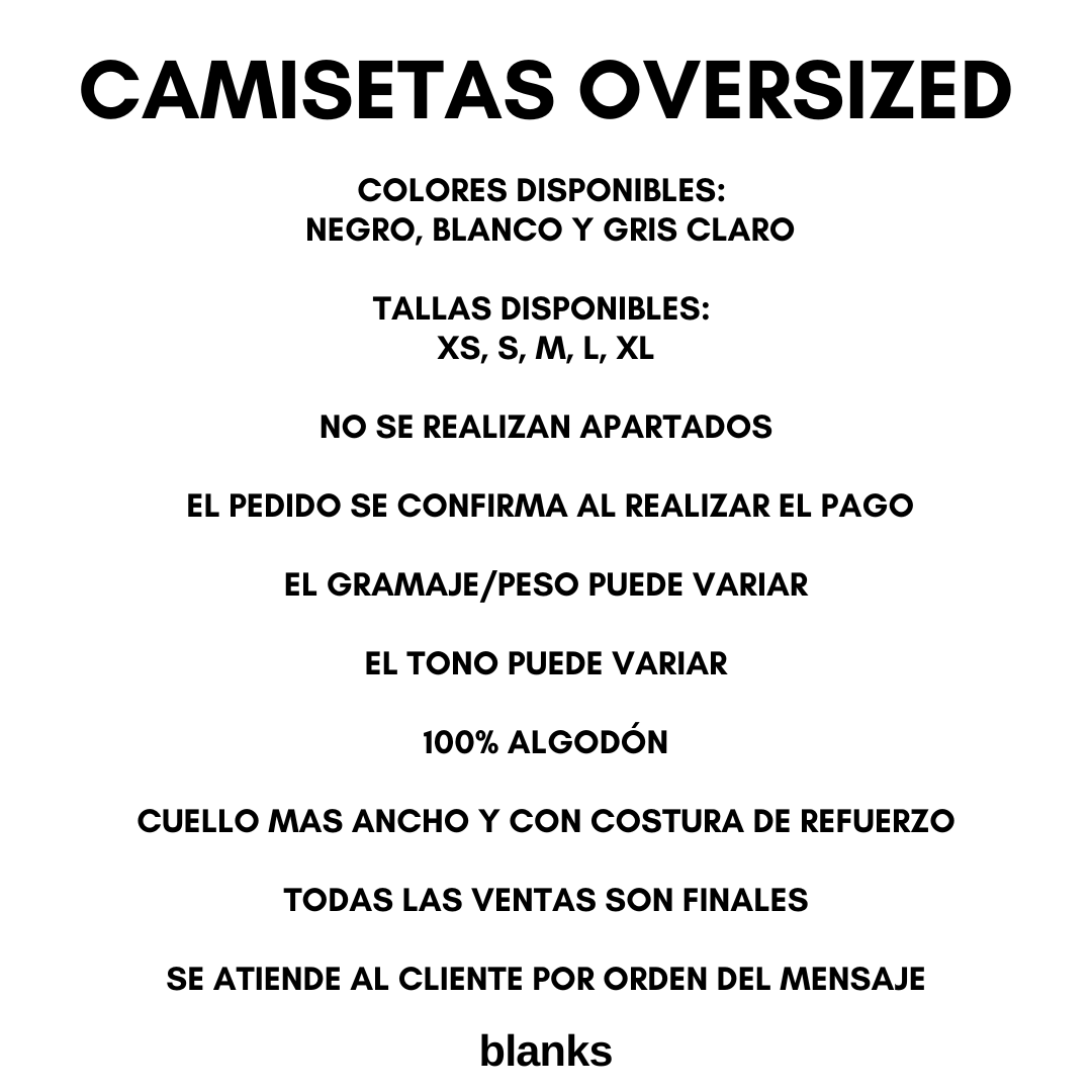 CAMISETAS OVERSIZED