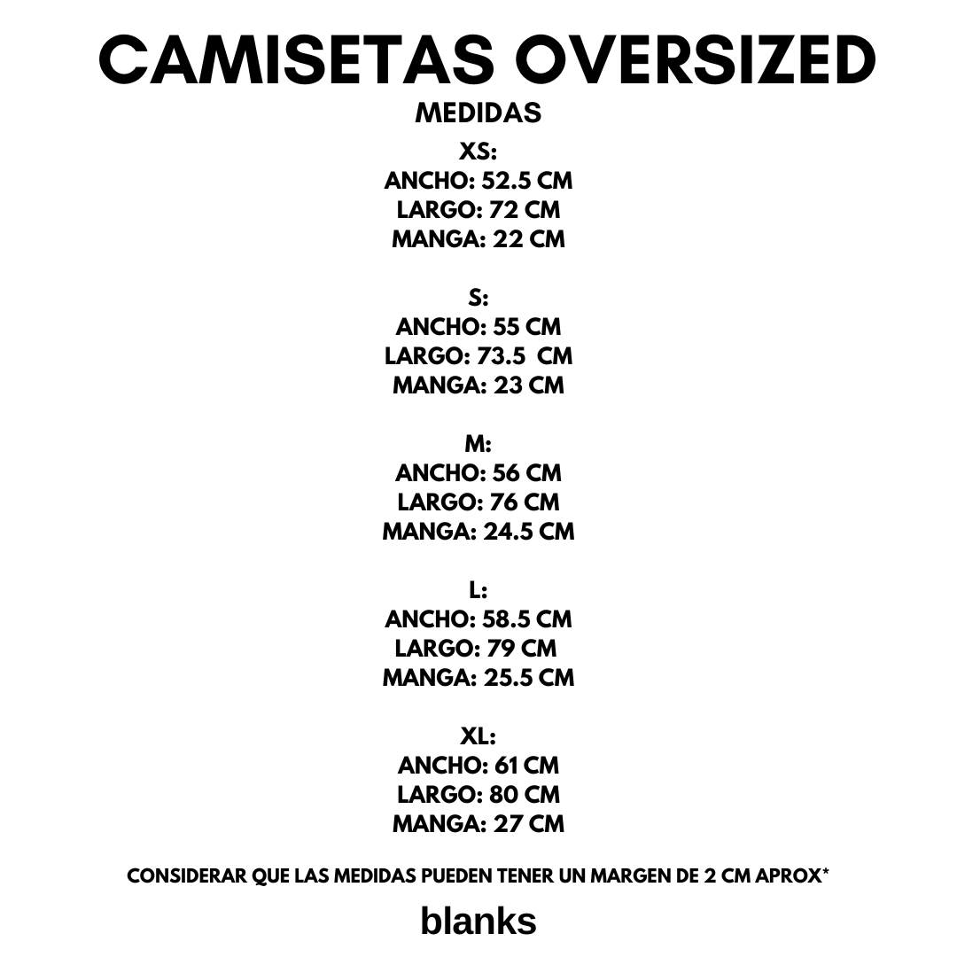 CAMISETAS OVERSIZED