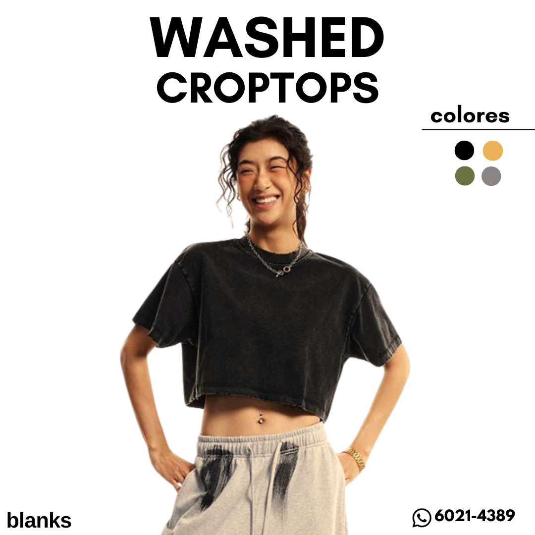 CROPTOP WASHED