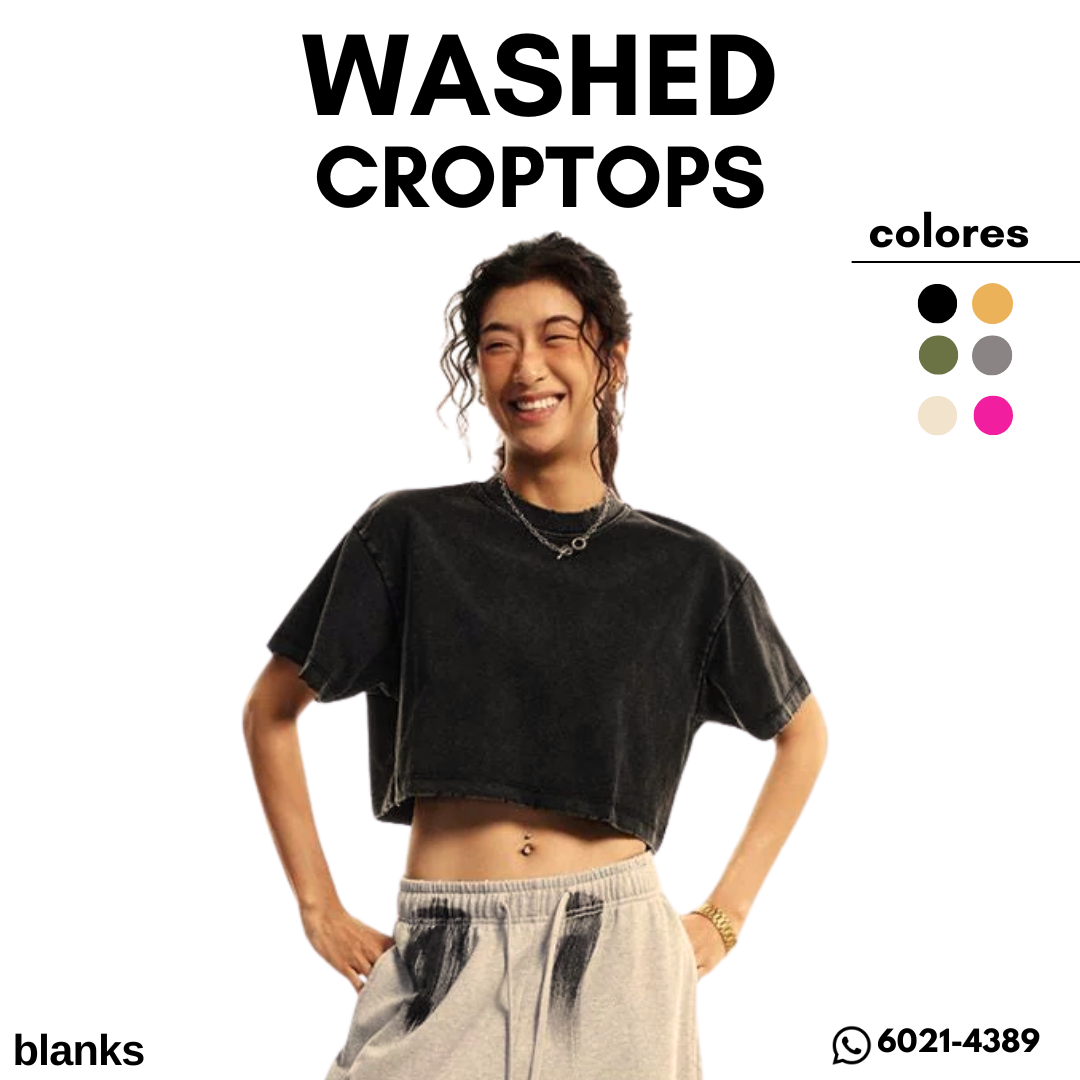 CROPTOP WASHED