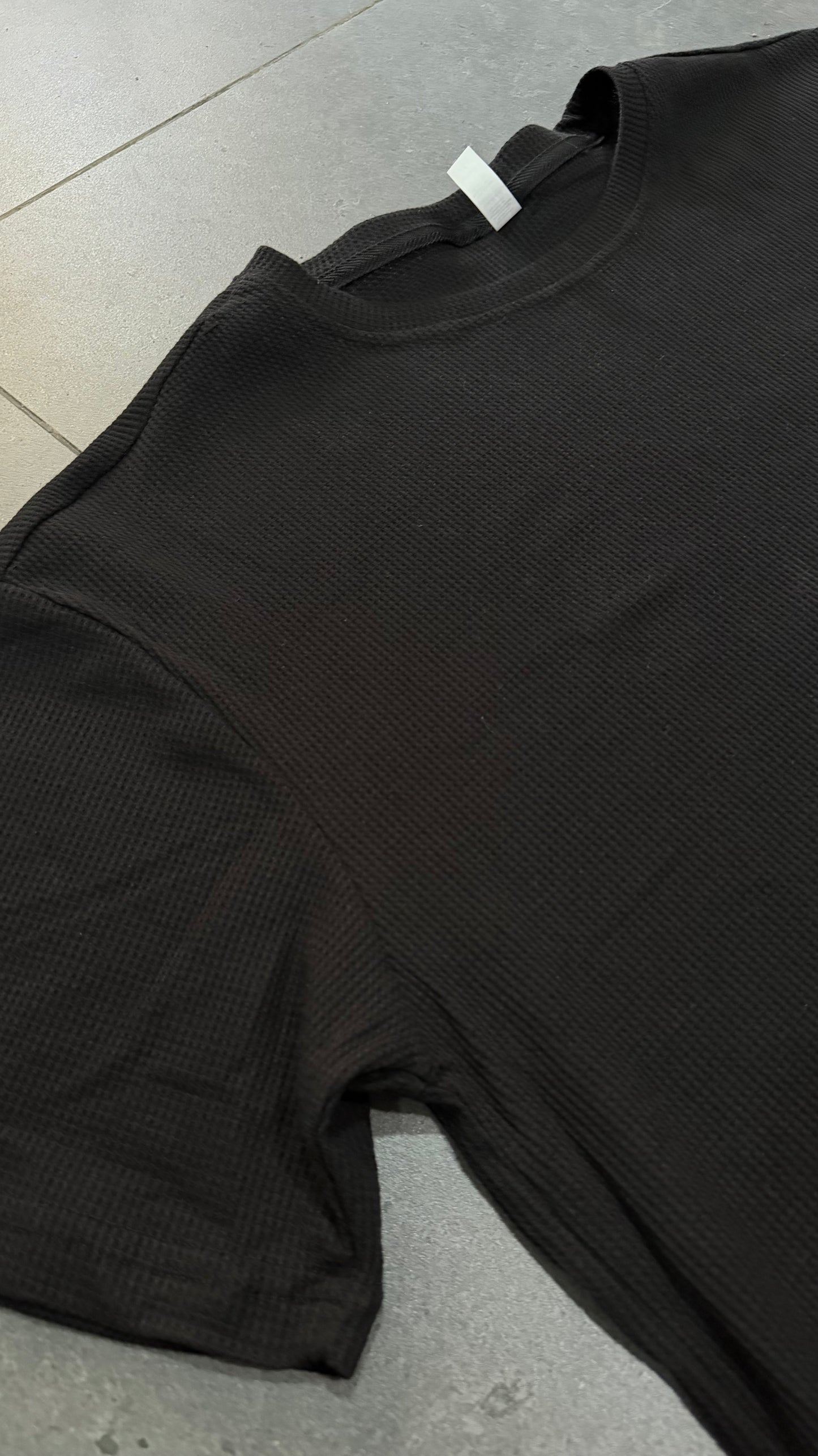 CAMISETA TEXTURIZADA WAFFLE