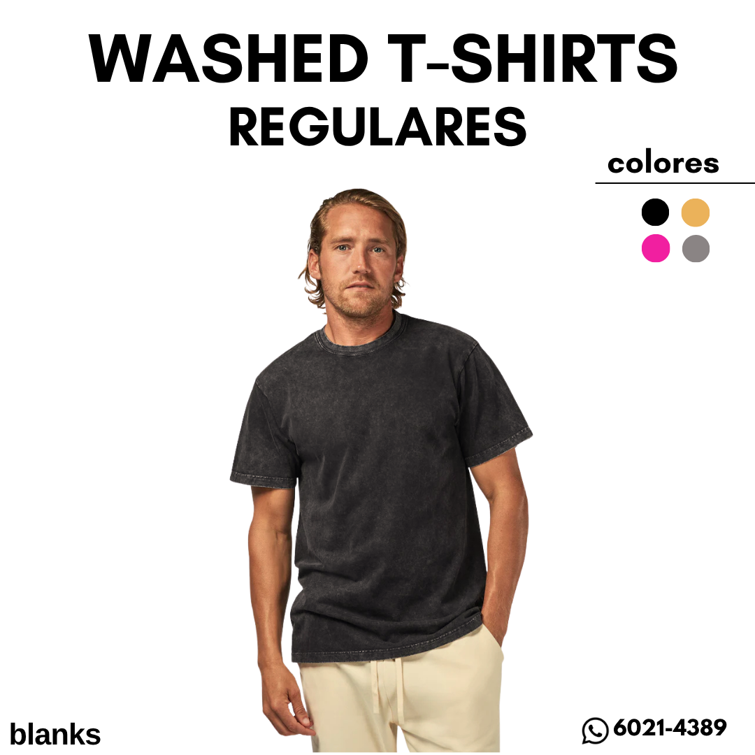 CAMISETA WASHED REGULAR