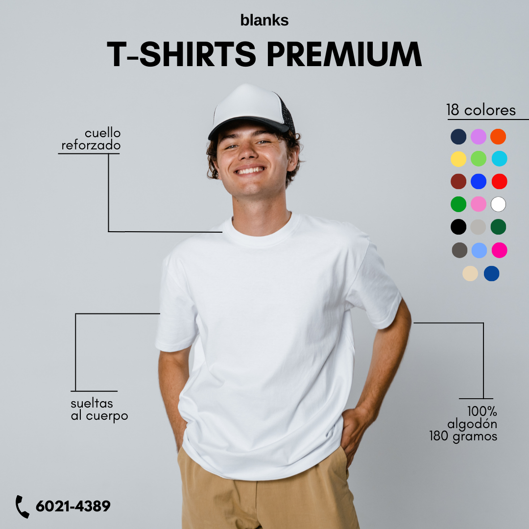 CAMISETAS PREMIUM REGULAR